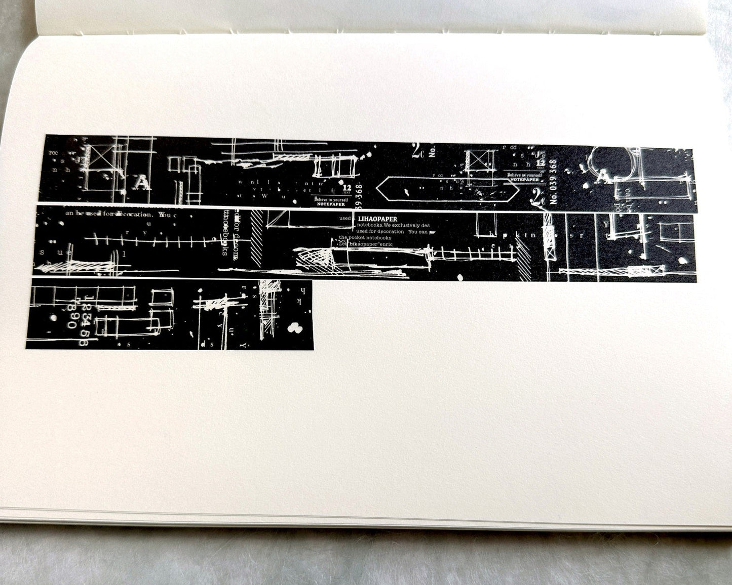 LihaoPaper - Sketch washi tape SAMPLES