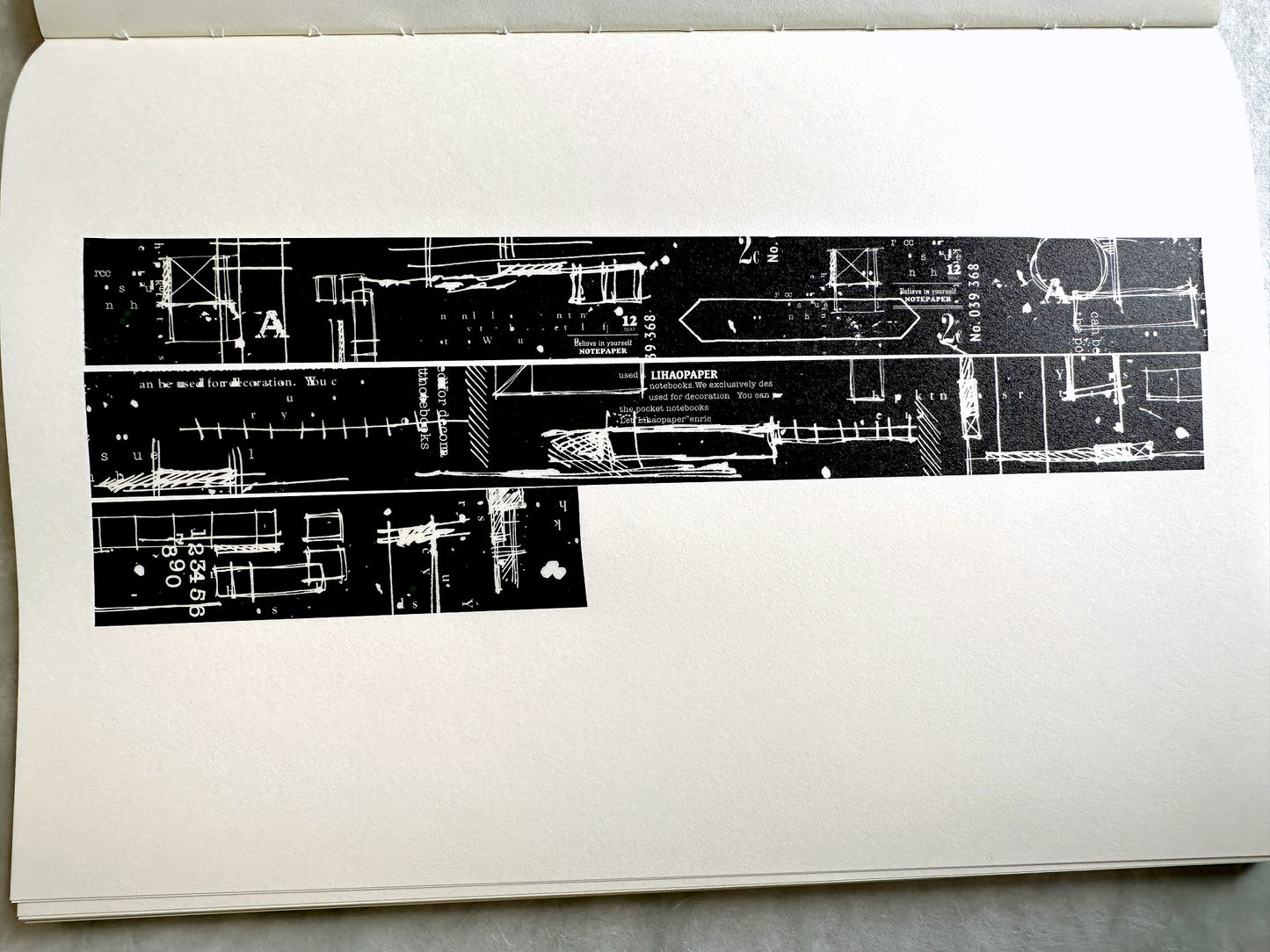 LihaoPaper - Sketch washi tape SAMPLES