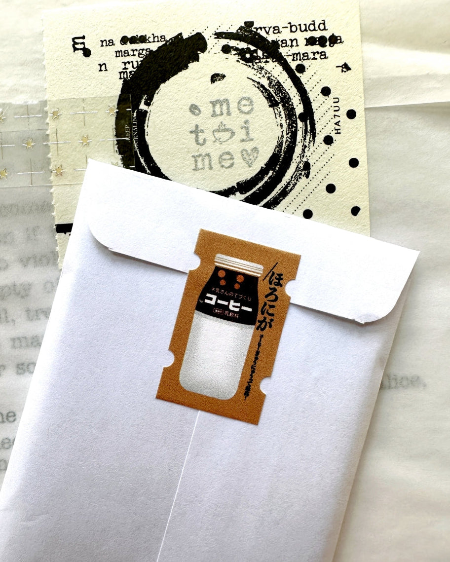 Lihaopaper - No. 106 milk writable label stickers SAMPLES