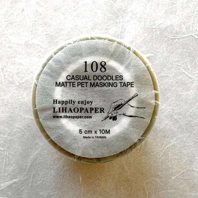 Lihaopaper - No. 108 Casual Doodles PET tape SAMPLES