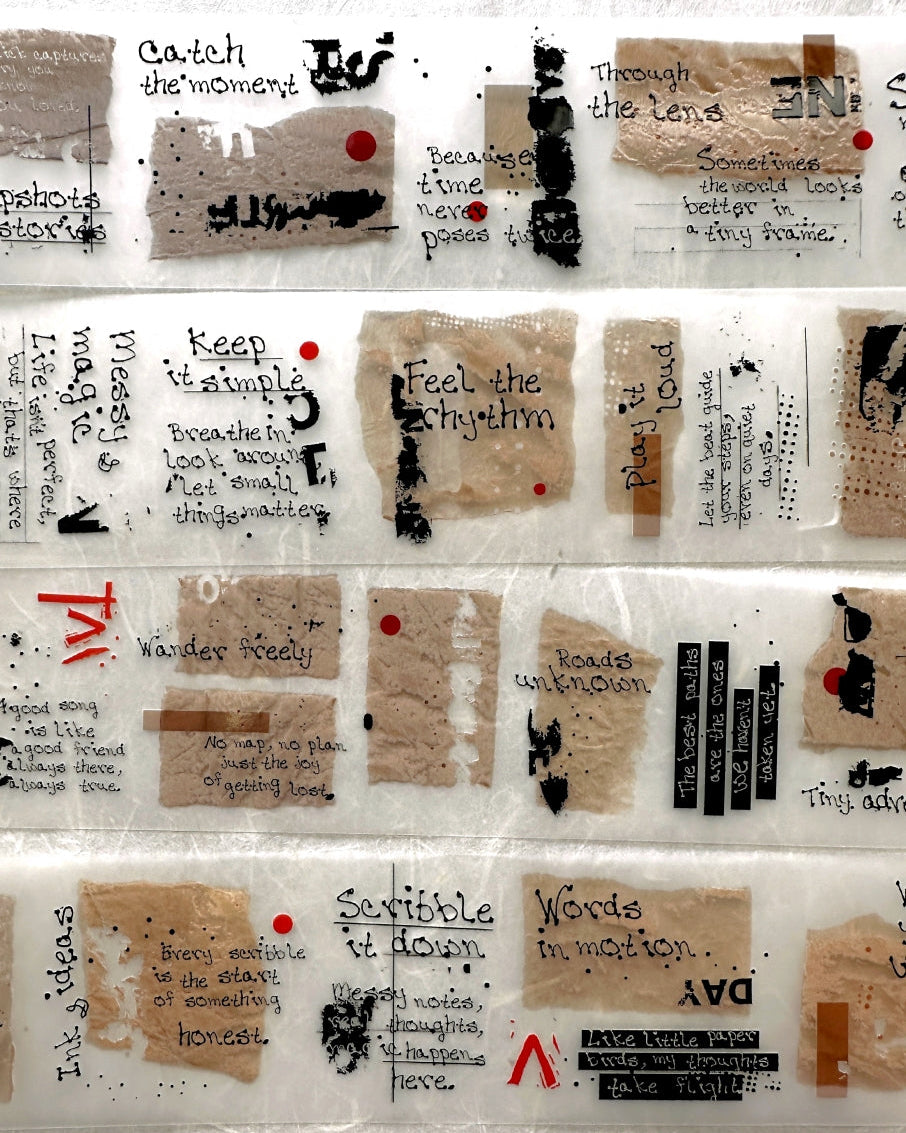 Lihaopaper - No. 108 Casual Doodles PET tape SAMPLES