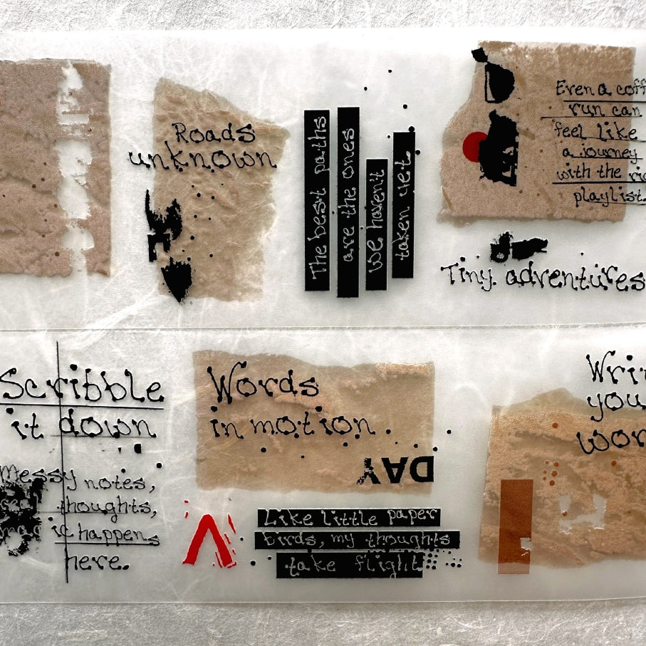 Lihaopaper - No. 108 Casual Doodles PET tape SAMPLES