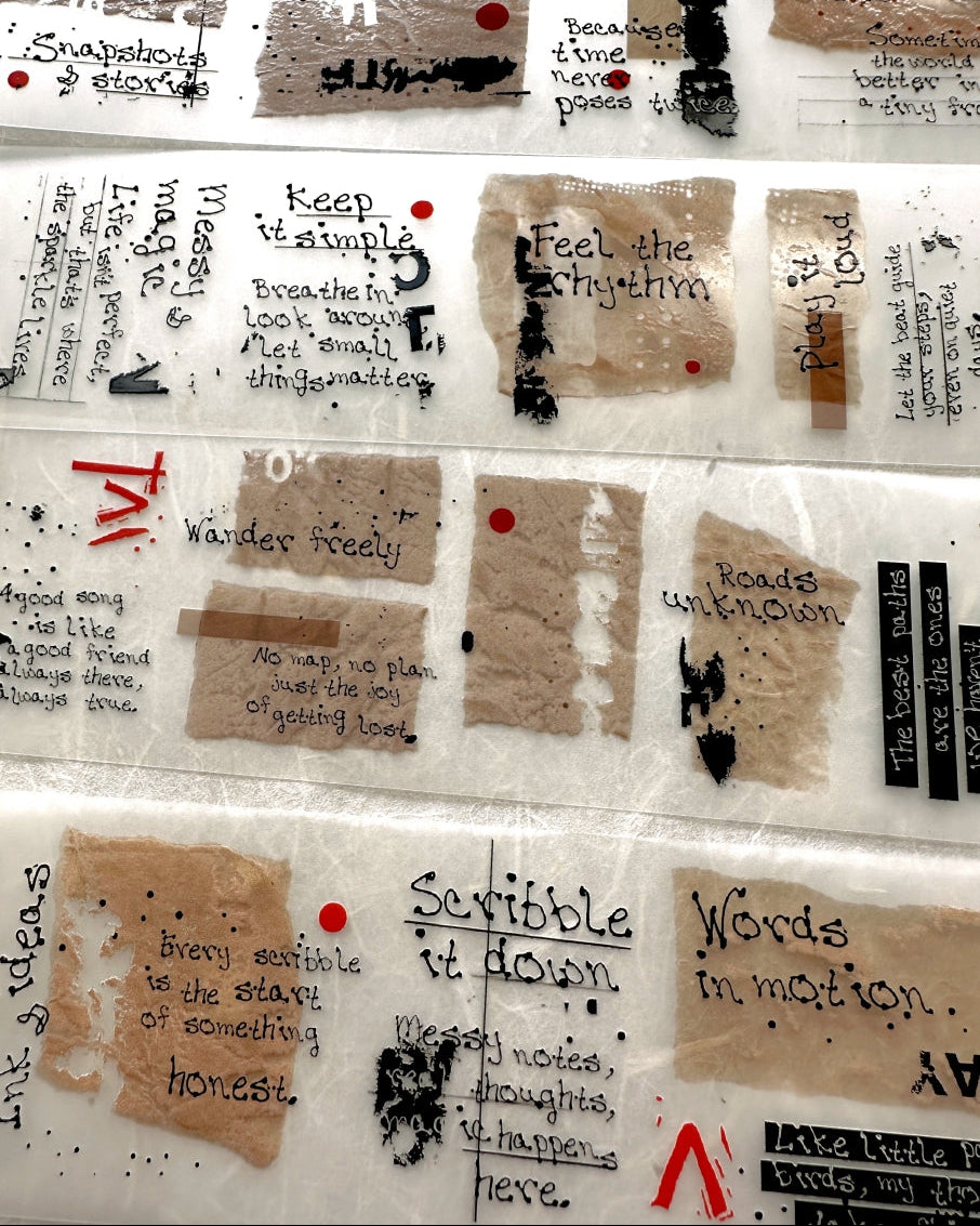 Lihaopaper - No. 108 Casual Doodles PET tape SAMPLES