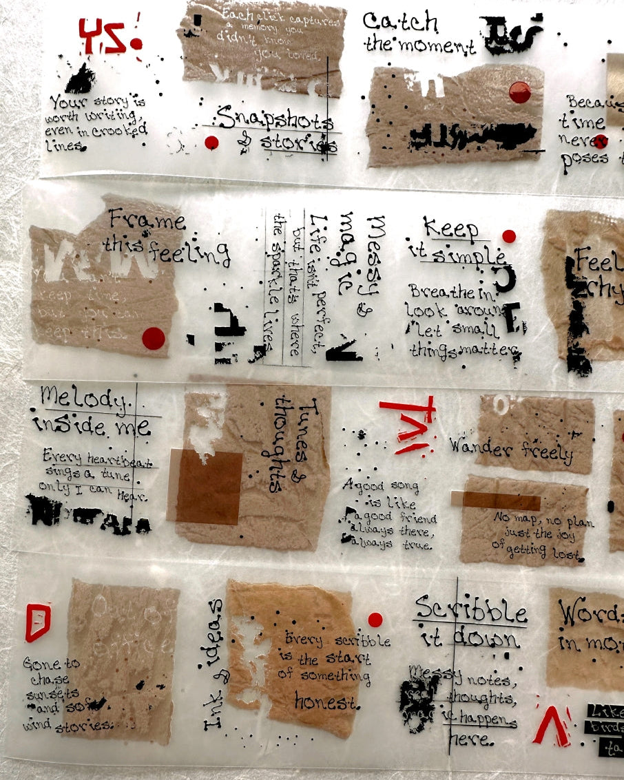 Lihaopaper - No. 108 Casual Doodles PET tape SAMPLES