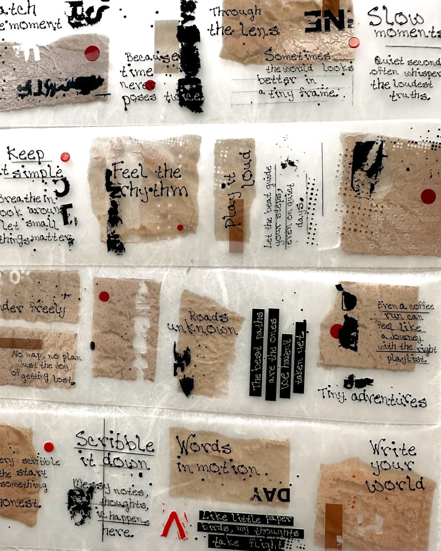 Lihaopaper - No. 108 Casual Doodles PET tape SAMPLES