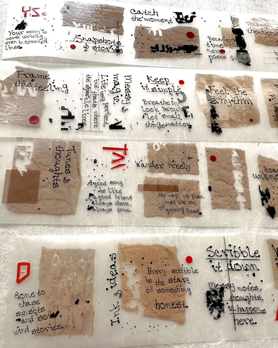 Lihaopaper - No. 108 Casual Doodles PET tape SAMPLES
