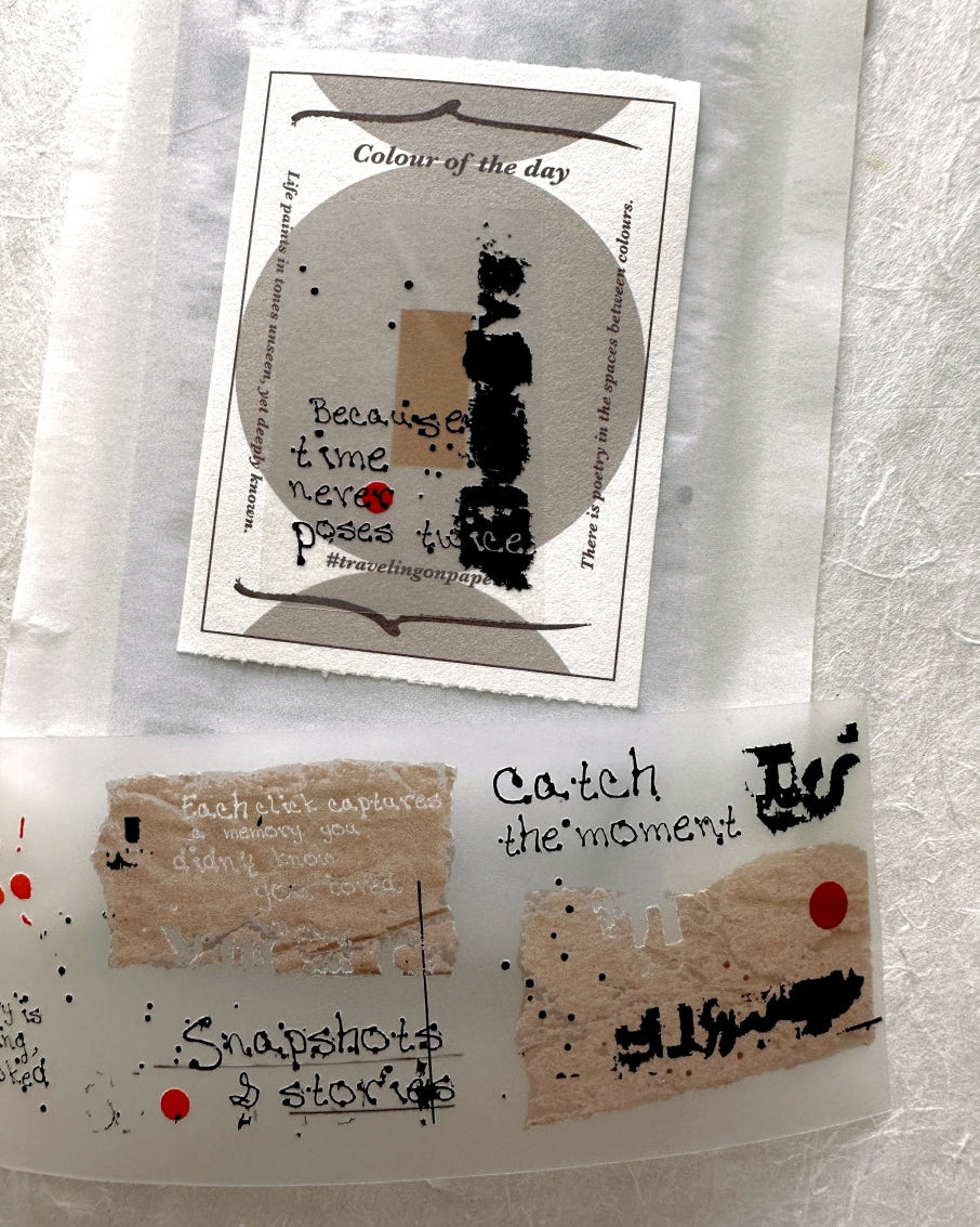 Lihaopaper - No. 108 Casual Doodles PET tape SAMPLES