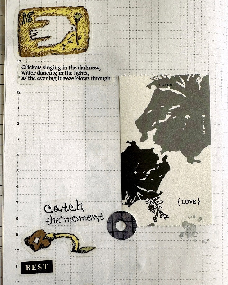 Lihaopaper - No. 108 Casual Doodles PET tape SAMPLES