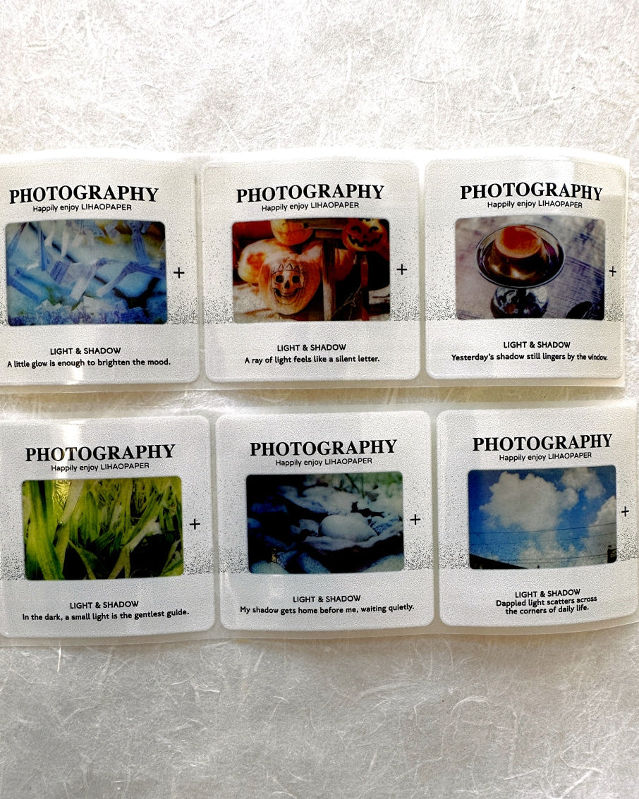 Lihaopaper - No. 111 Light & Shadow kiss-cut PET tape SAMPLES