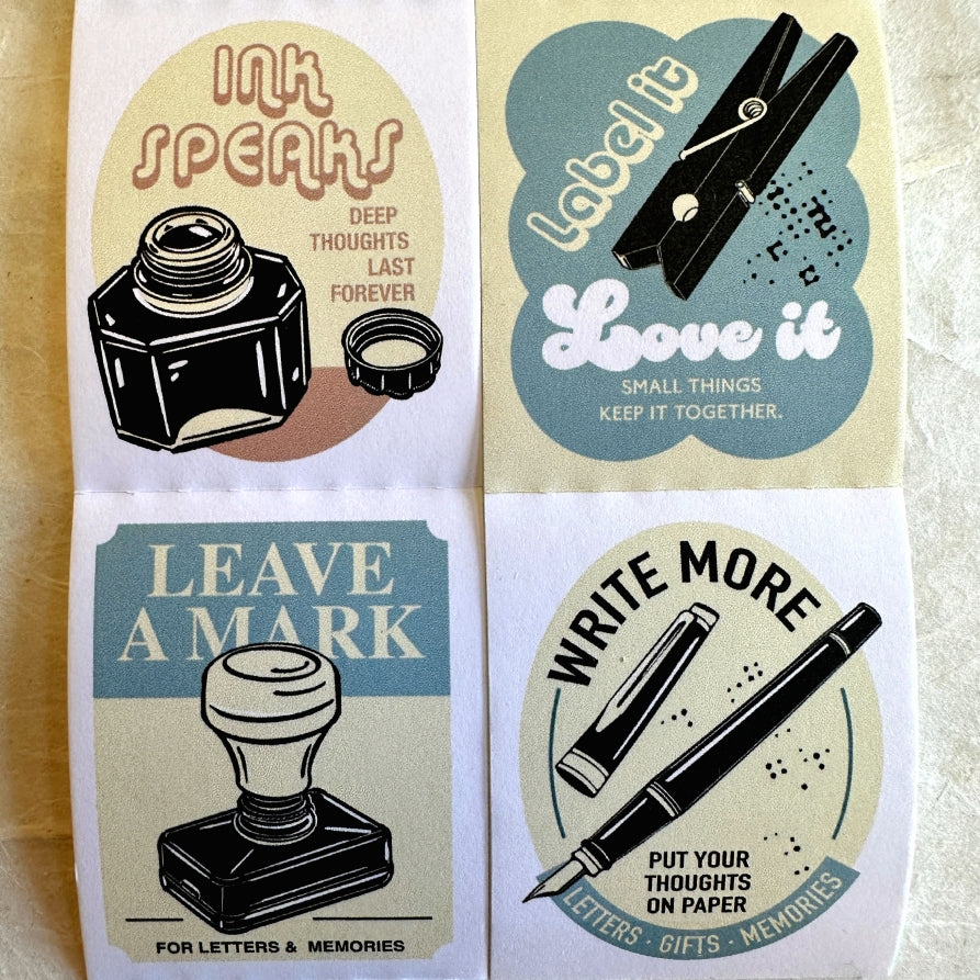 Lihaopaper - Notes In Between perforated paper sticker roll SAMPLES