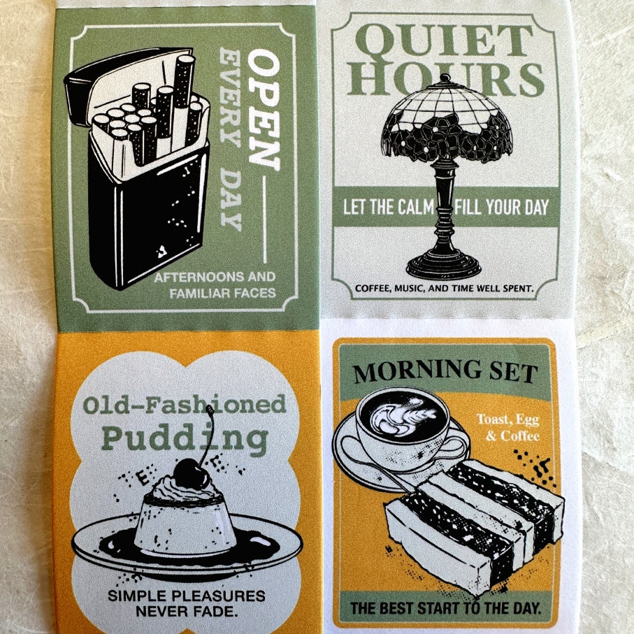 Lihaopaper - A Window Seat perforated paper sticker roll SAMPLES