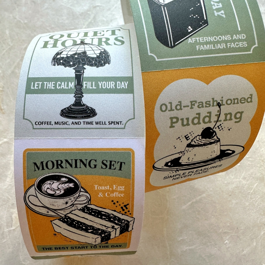 Lihaopaper - A Window Seat perforated paper sticker roll SAMPLES