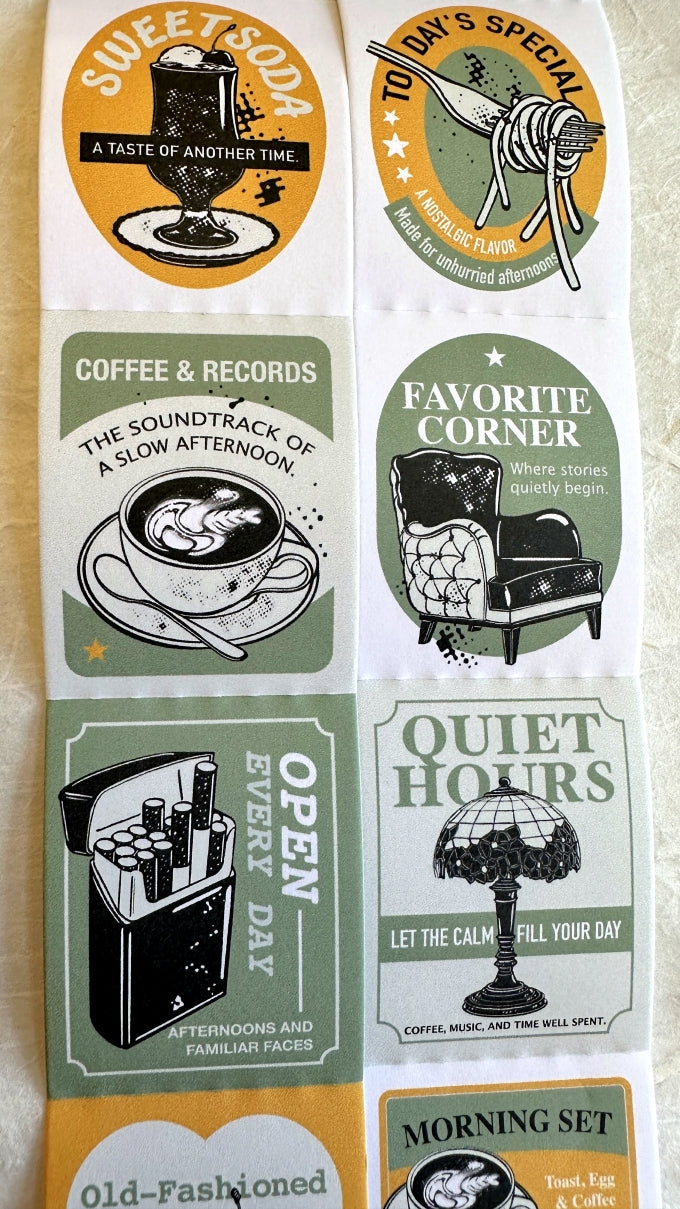 Lihaopaper - A Window Seat perforated paper sticker roll SAMPLES