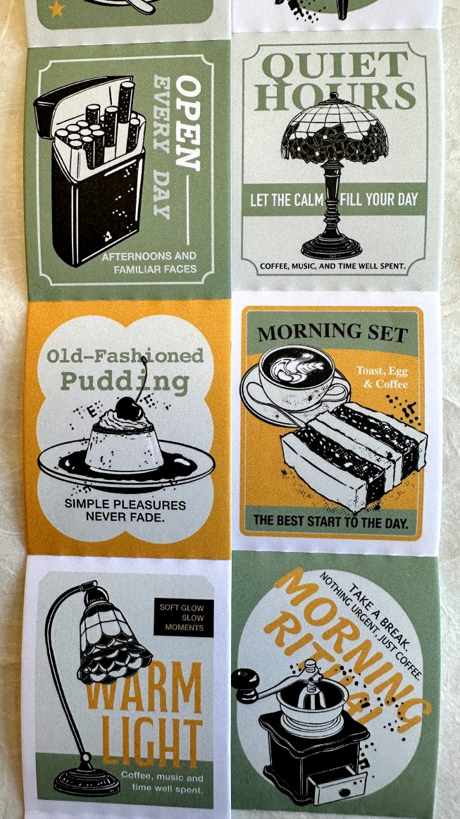 Lihaopaper - A Window Seat perforated paper sticker roll SAMPLES