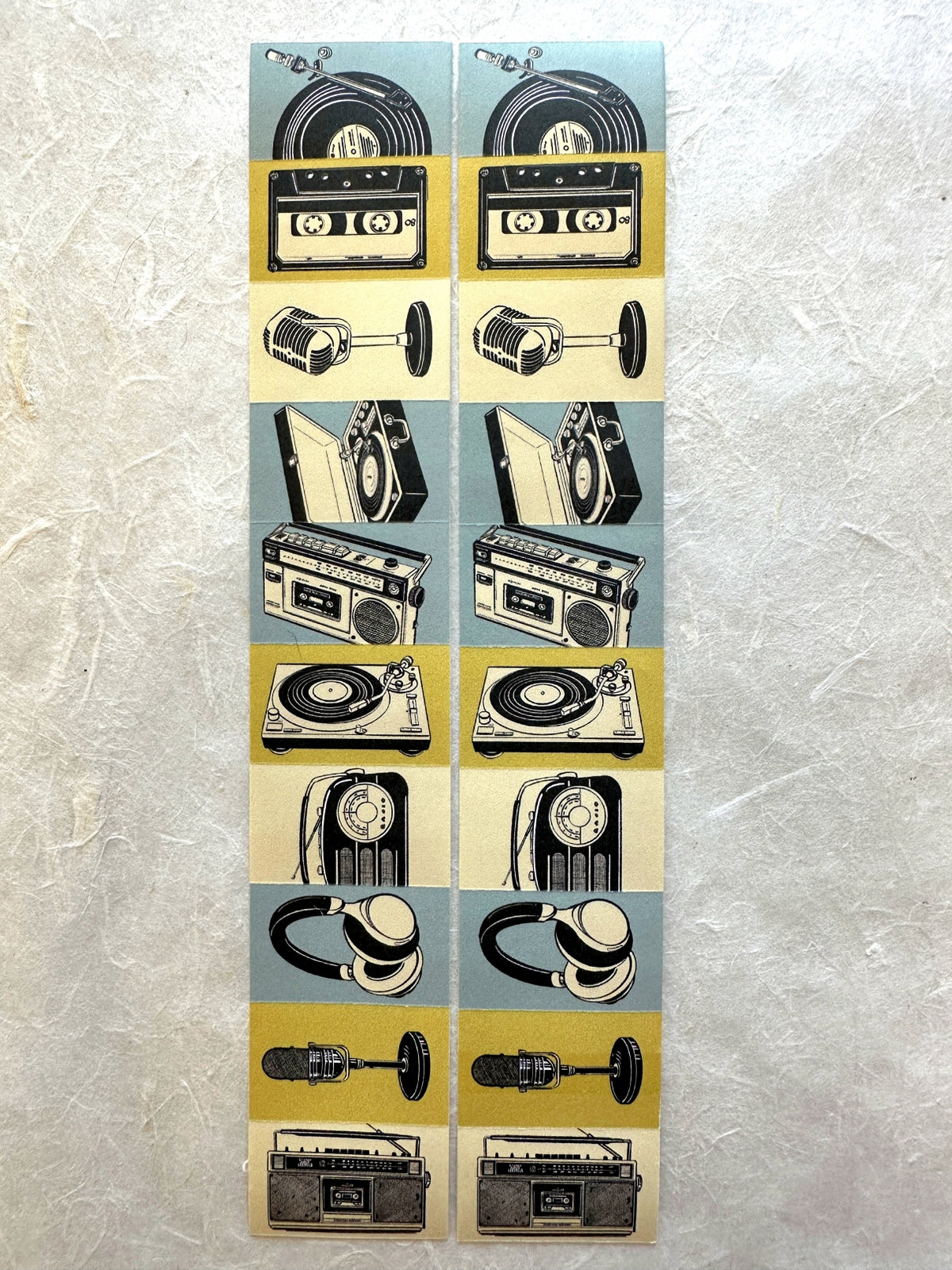 Lihaopaper - World Off, Music On label sticker roll SAMPLES