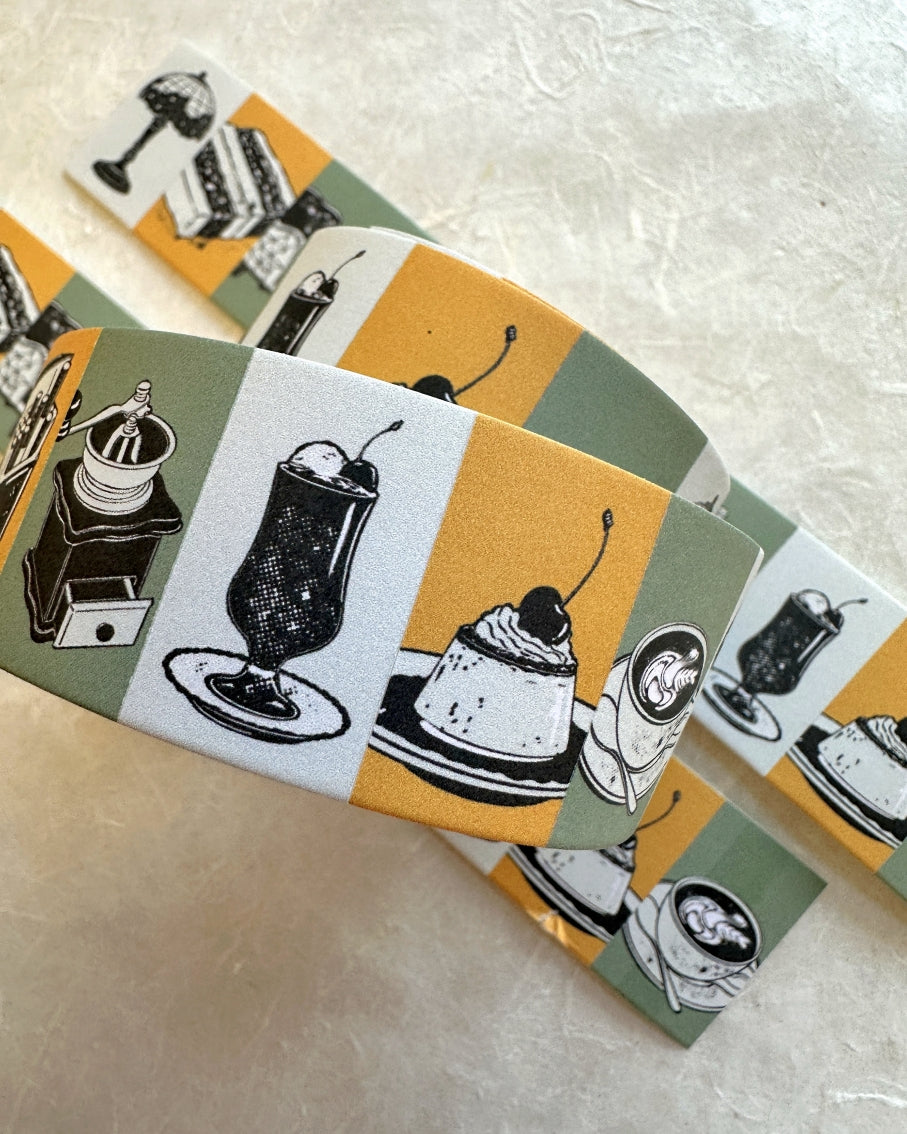 Lihaopaper - A Window Seat label sticker roll SAMPLES