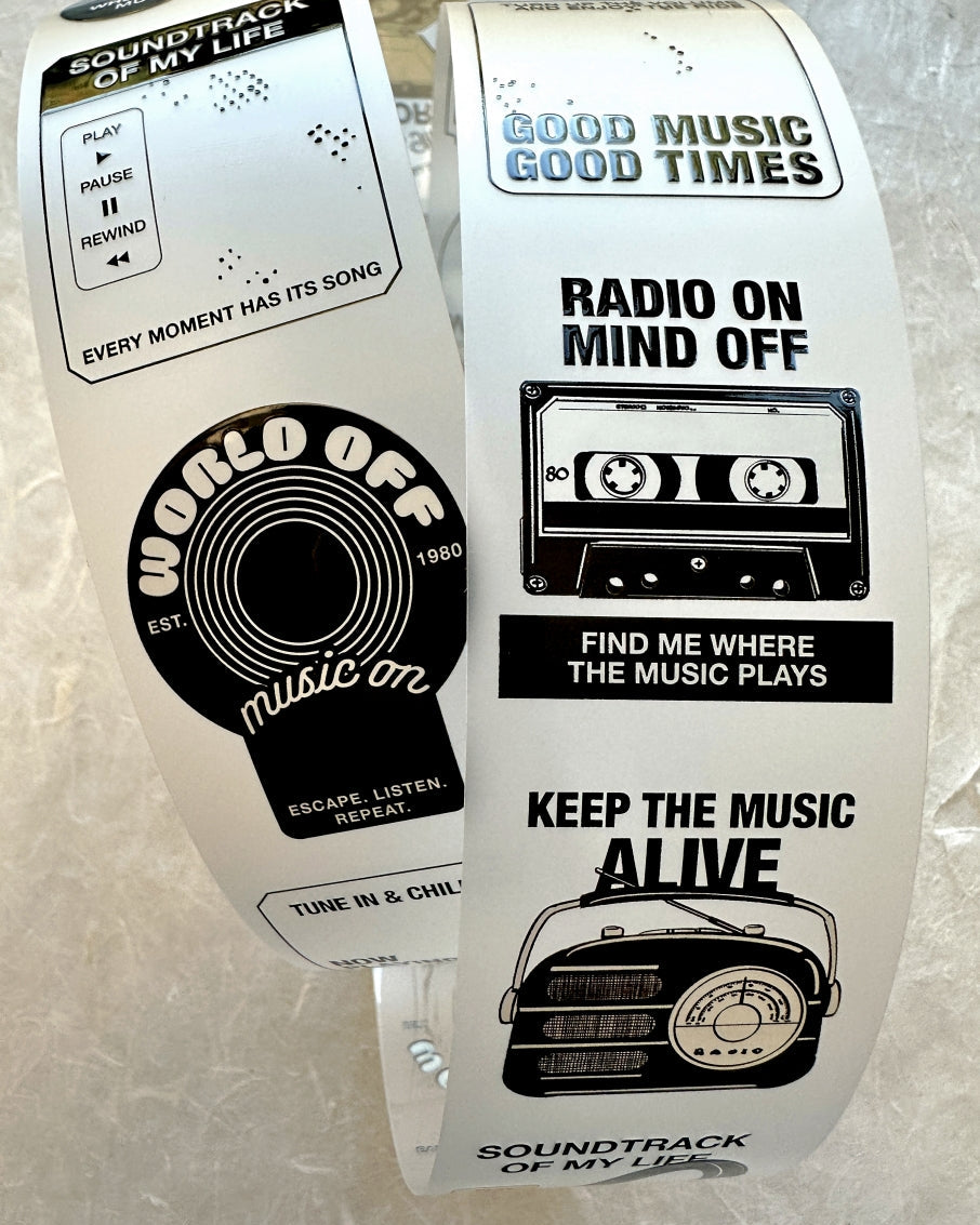 Lihaopaper - World Off, Music On PET tape SAMPLES