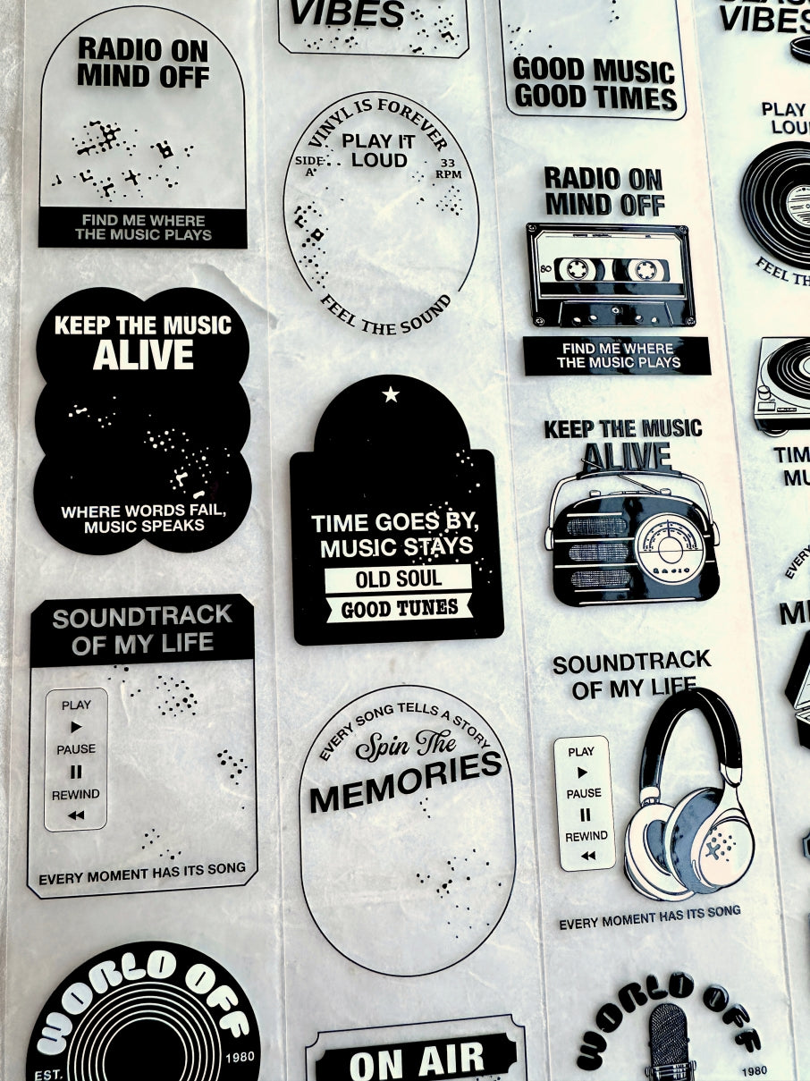 Lihaopaper - World Off, Music On PET tape SAMPLES