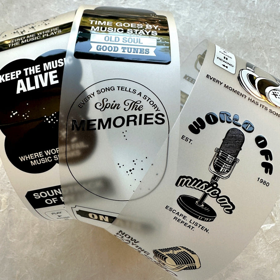 Lihaopaper - World Off, Music On PET tape SAMPLES