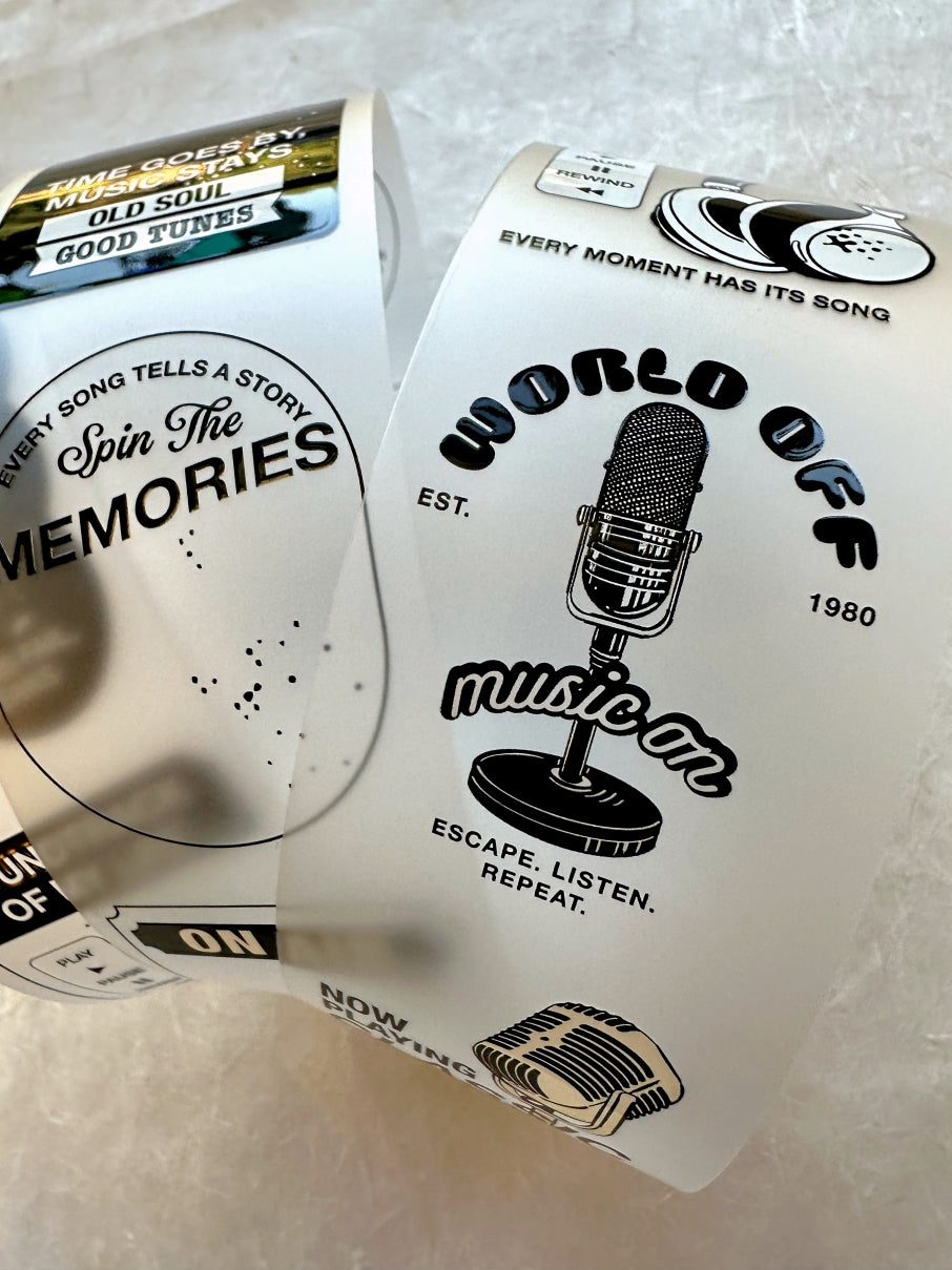 Lihaopaper - World Off, Music On PET tape SAMPLES