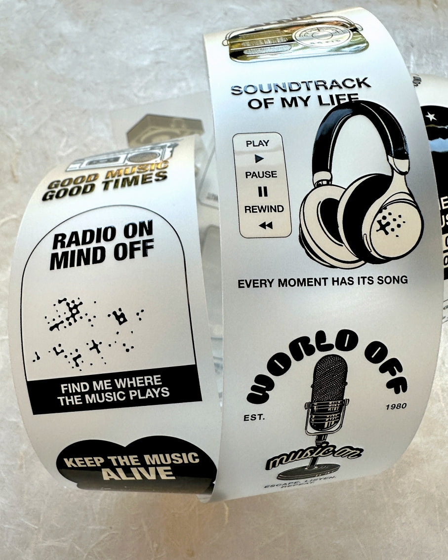 Lihaopaper - World Off, Music On PET tape SAMPLES