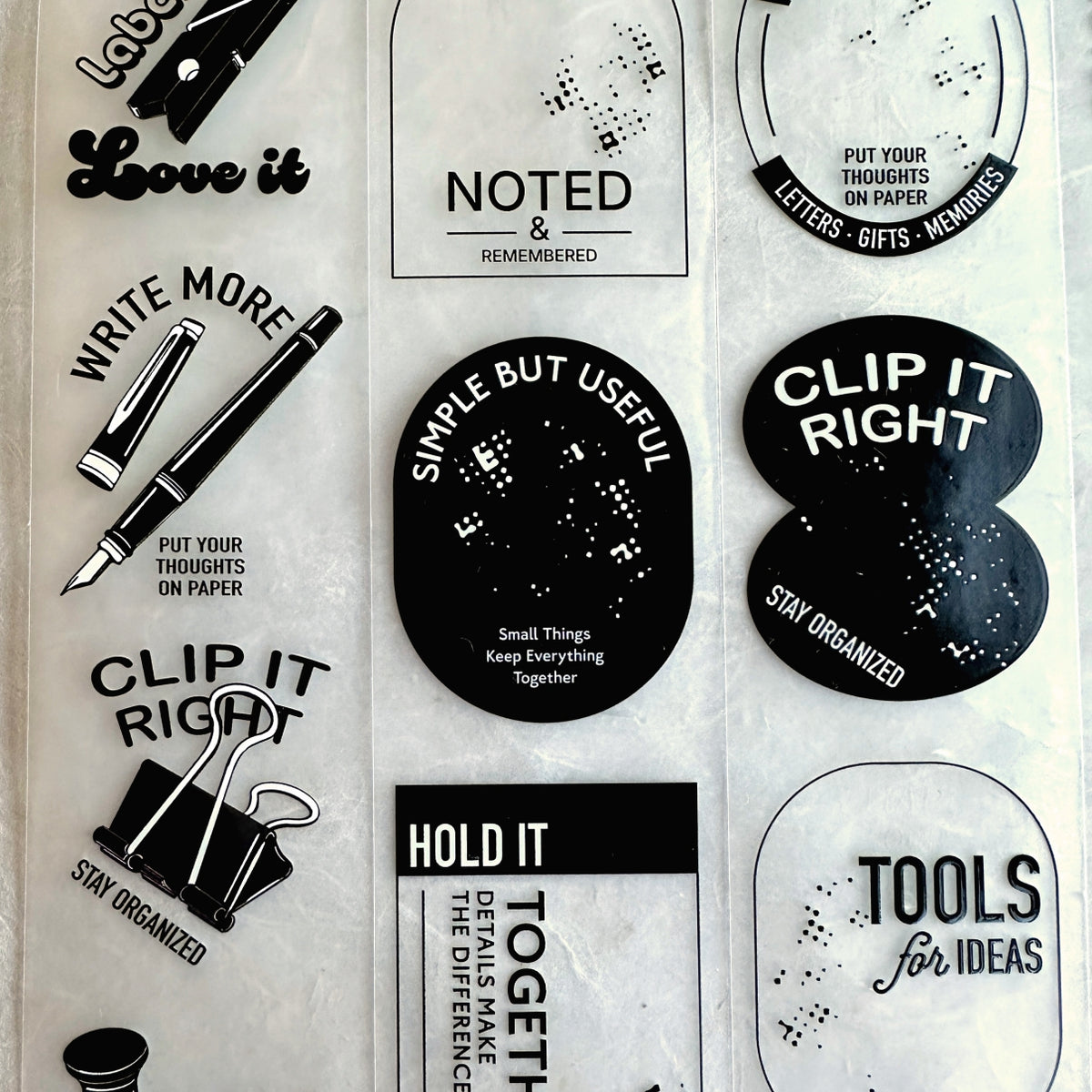 Lihaopaper - Notes In Between PET tape SAMPLES