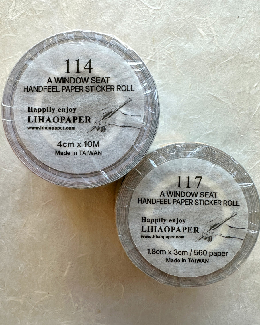Lihaopaper - A Window Seat label sticker roll SAMPLES