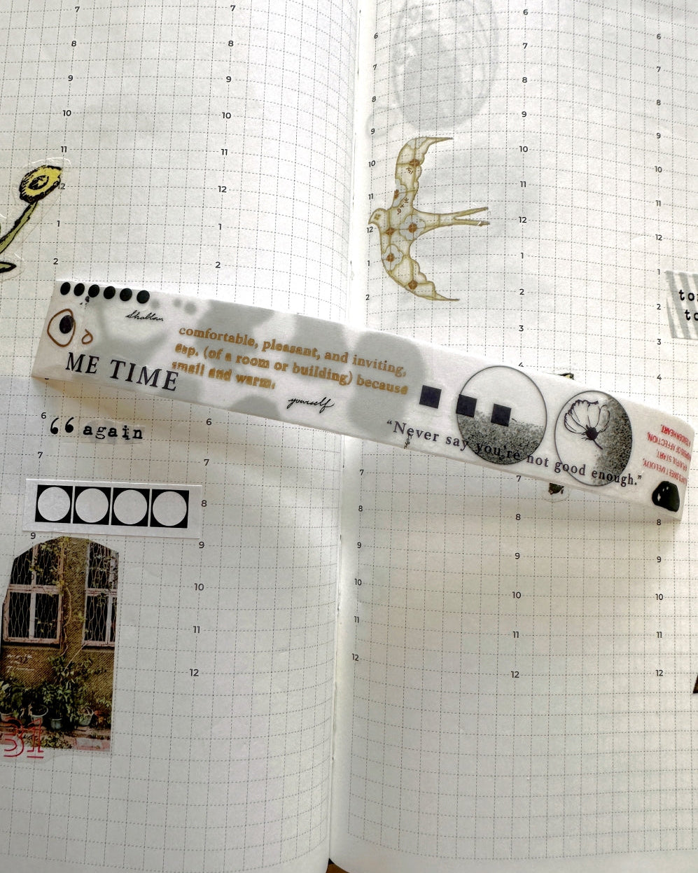Lihaopaper - Idea Creativity (Blank) tracing paper tape SAMPLES