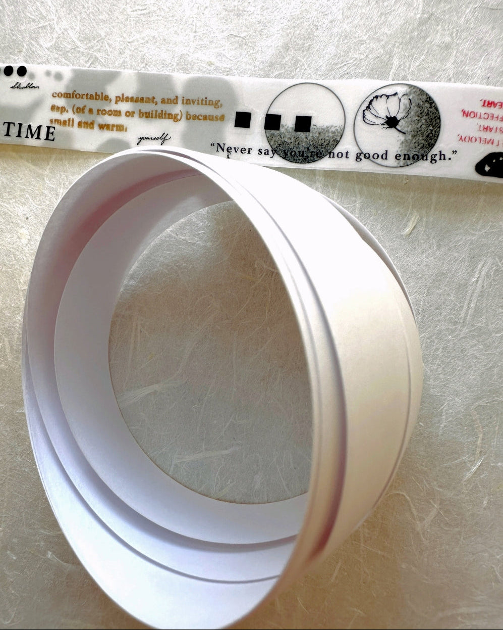 Lihaopaper - Idea Creativity (Blank) tracing paper tape SAMPLES
