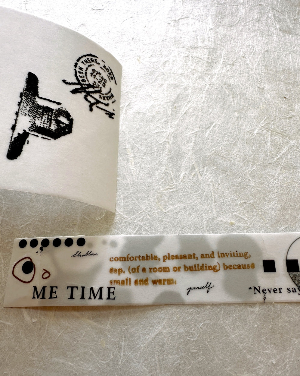 Lihaopaper - Idea Creativity (Blank) tracing paper tape SAMPLES