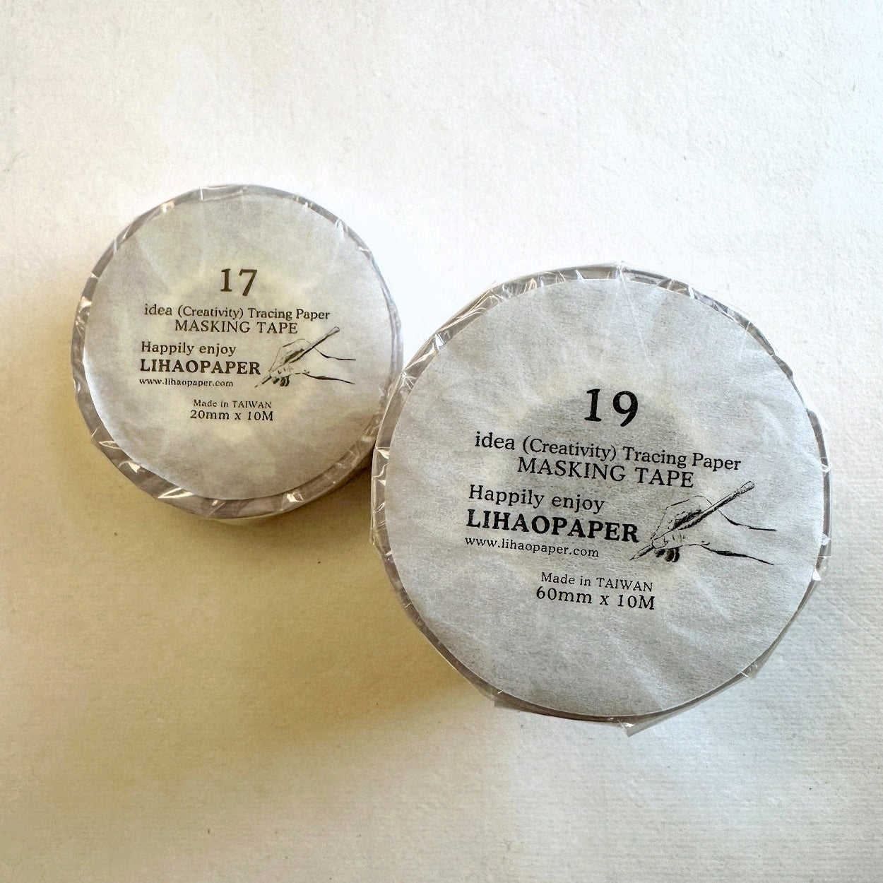 Lihaopaper - Idea Creativity (Blank) tracing paper tape SAMPLES