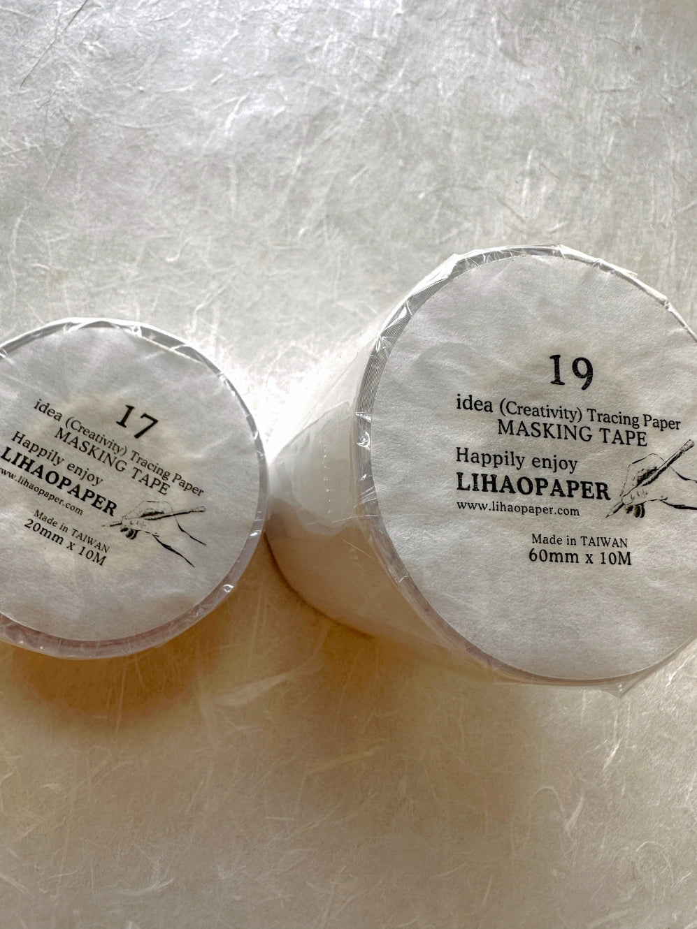 Lihaopaper - Idea Creativity (Blank) tracing paper tape SAMPLES