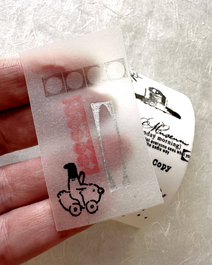 Lihaopaper - Idea Creativity (Blank) tracing paper tape SAMPLES