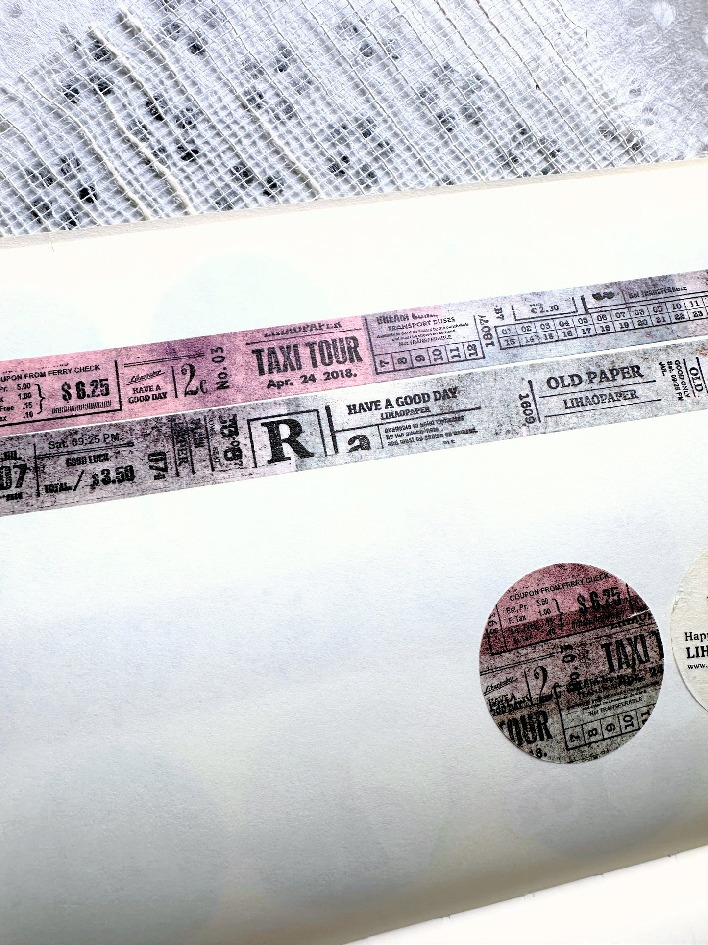 LihaoPaper - Old Paper washi tape SAMPLES