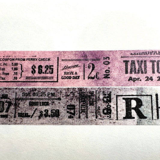 LihaoPaper - Old Paper washi tape SAMPLES
