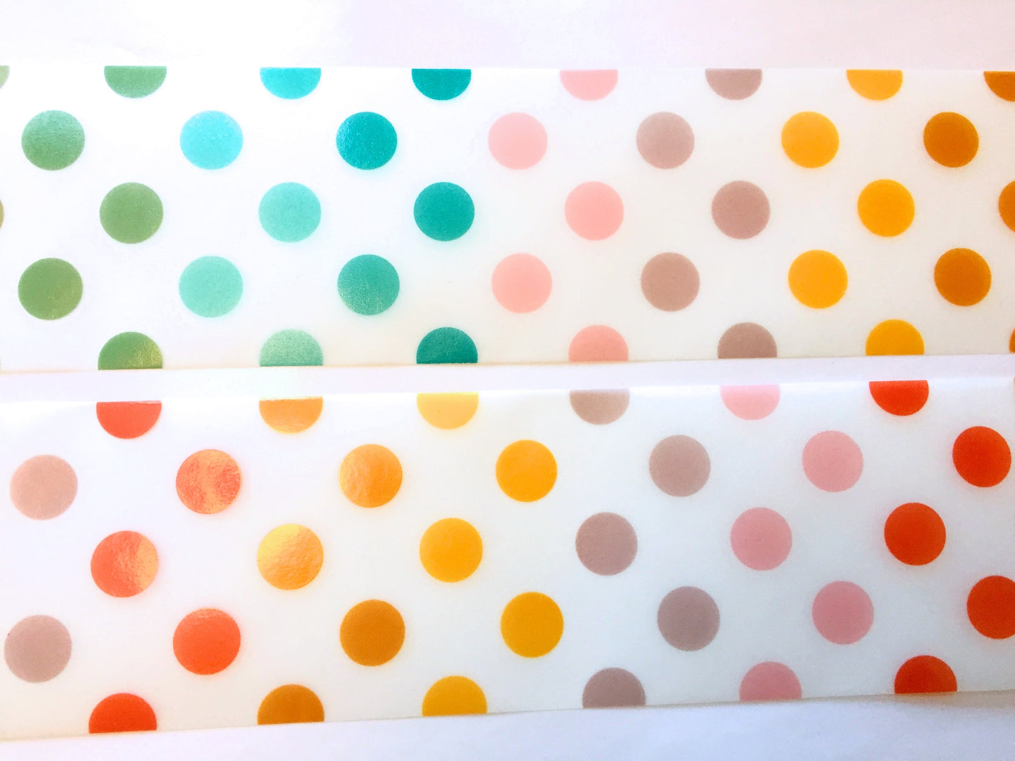 LihaoPaper - Multi-Colored Polka Dots nonadhesive tracing paper SAMPLES