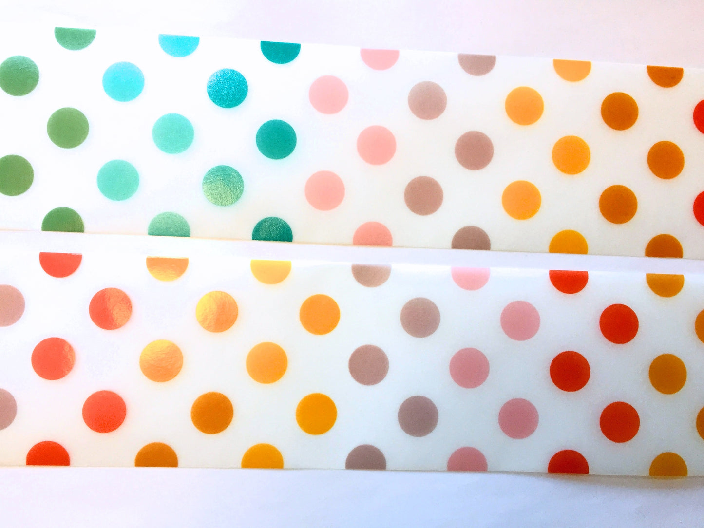 LihaoPaper - Multi-Colored Polka Dots nonadhesive tracing paper SAMPLES