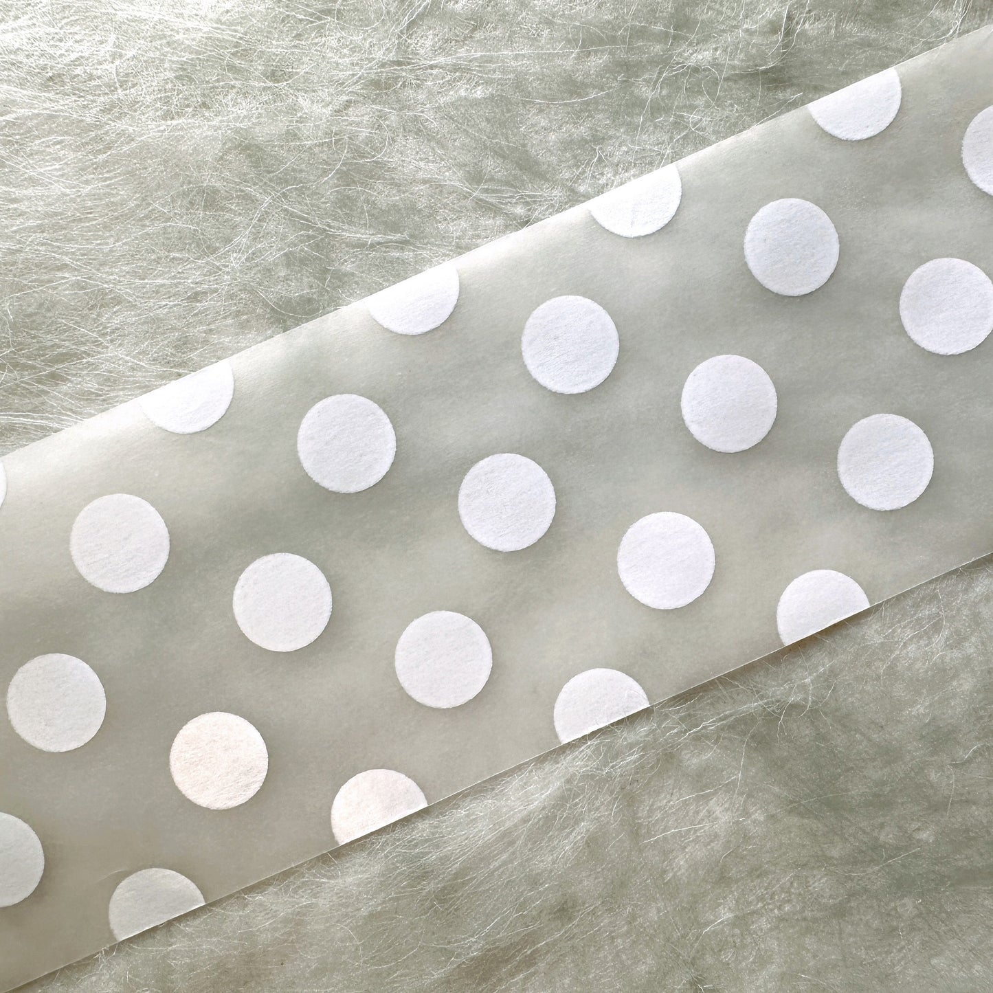 LihaoPaper - White Polka Dots nonadhesive tracing paper SAMPLES