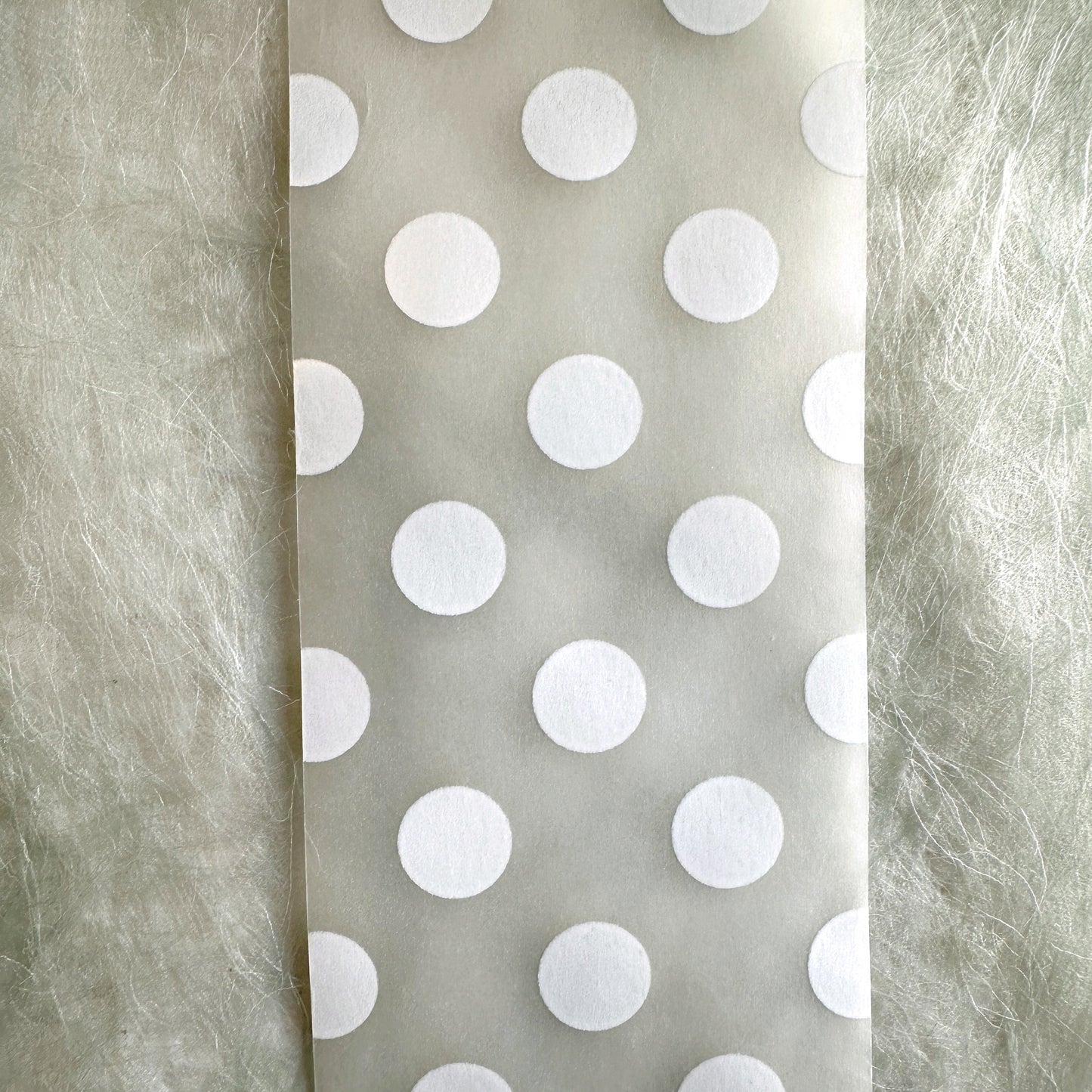 LihaoPaper - White Polka Dots nonadhesive tracing paper SAMPLES