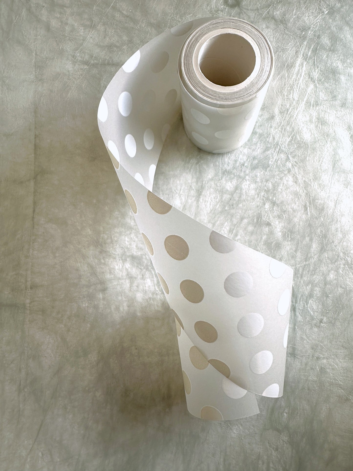 LihaoPaper - White Polka Dots nonadhesive tracing paper SAMPLES