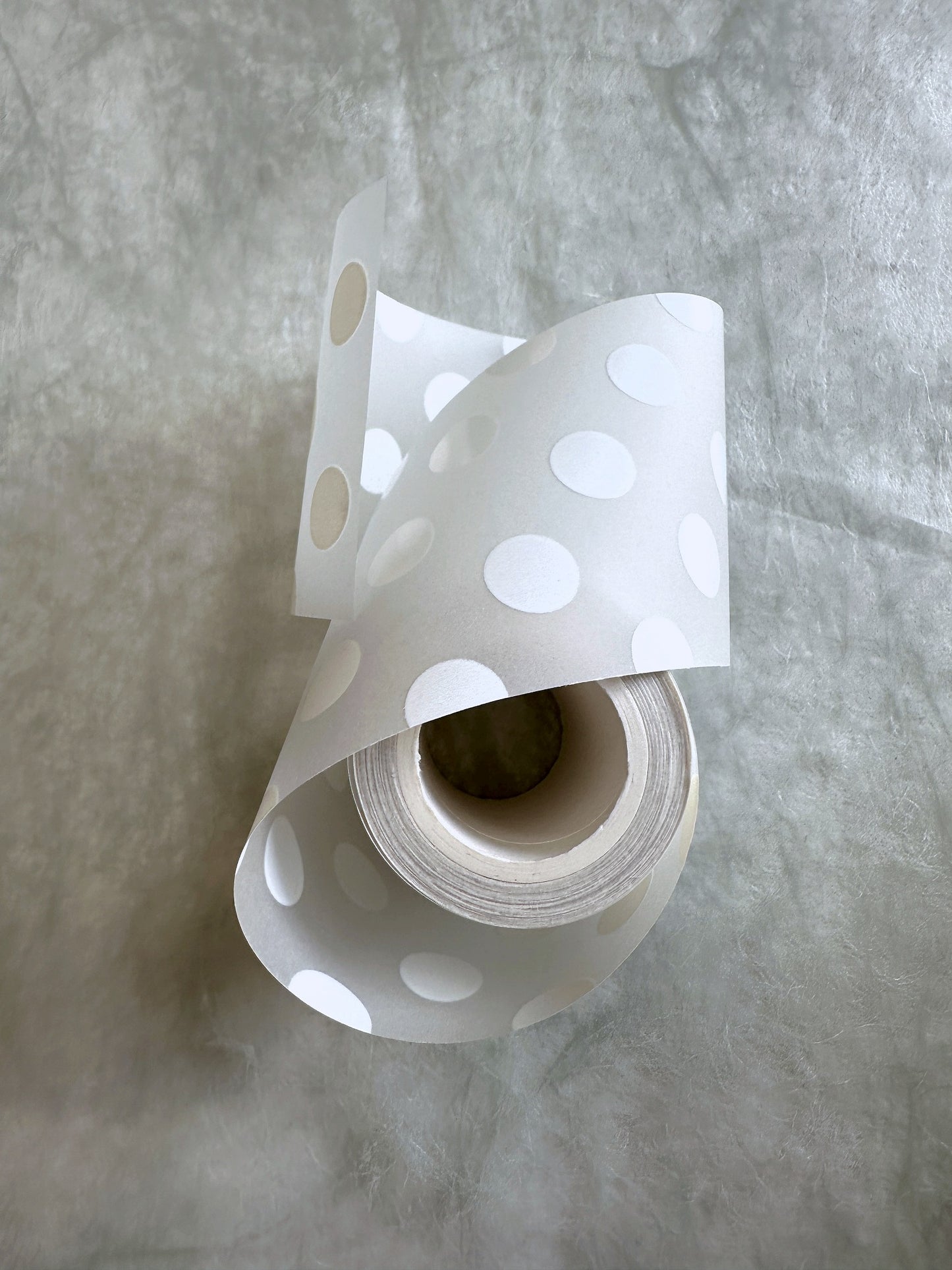 LihaoPaper - White Polka Dots nonadhesive tracing paper SAMPLES