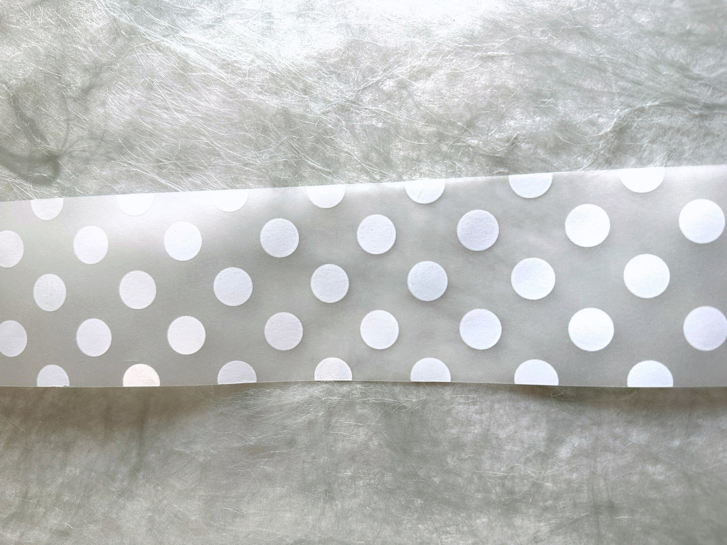 LihaoPaper - White Polka Dots nonadhesive tracing paper SAMPLES