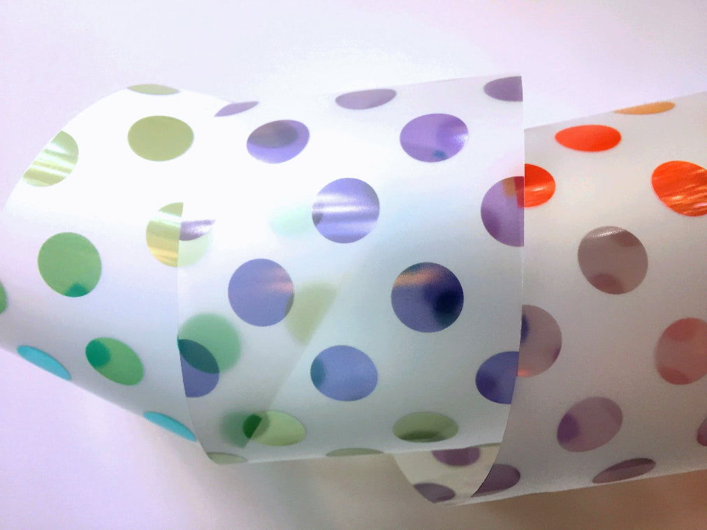 LihaoPaper - Multi-Colored Polka Dots PET tape SAMPLES