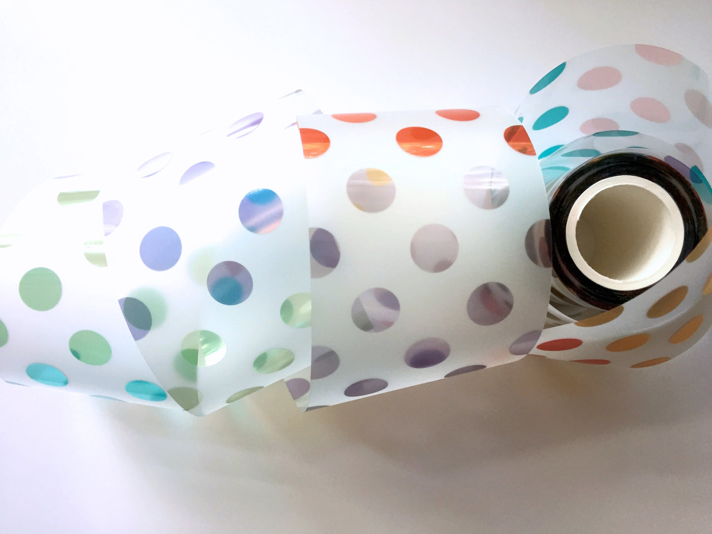 LihaoPaper - Multi-Colored Polka Dots PET tape SAMPLES