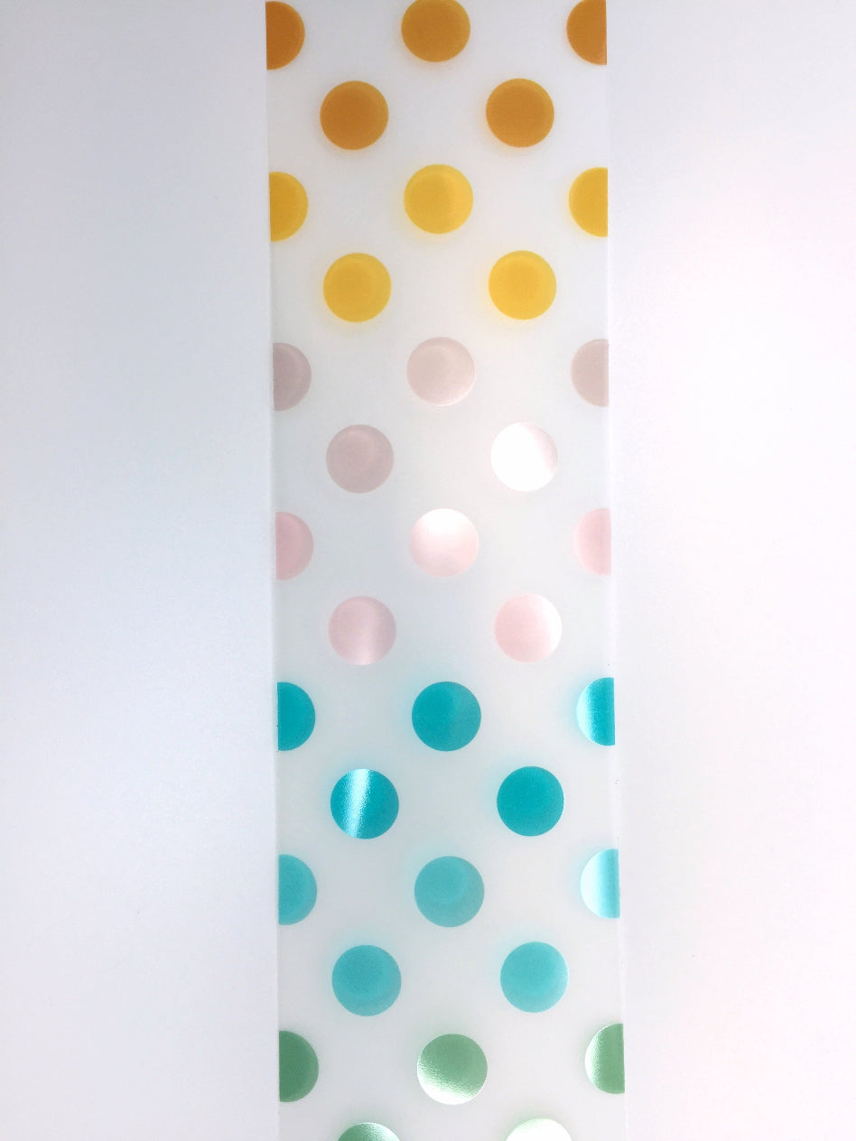 LihaoPaper - Multi-Colored Polka Dots PET tape SAMPLES