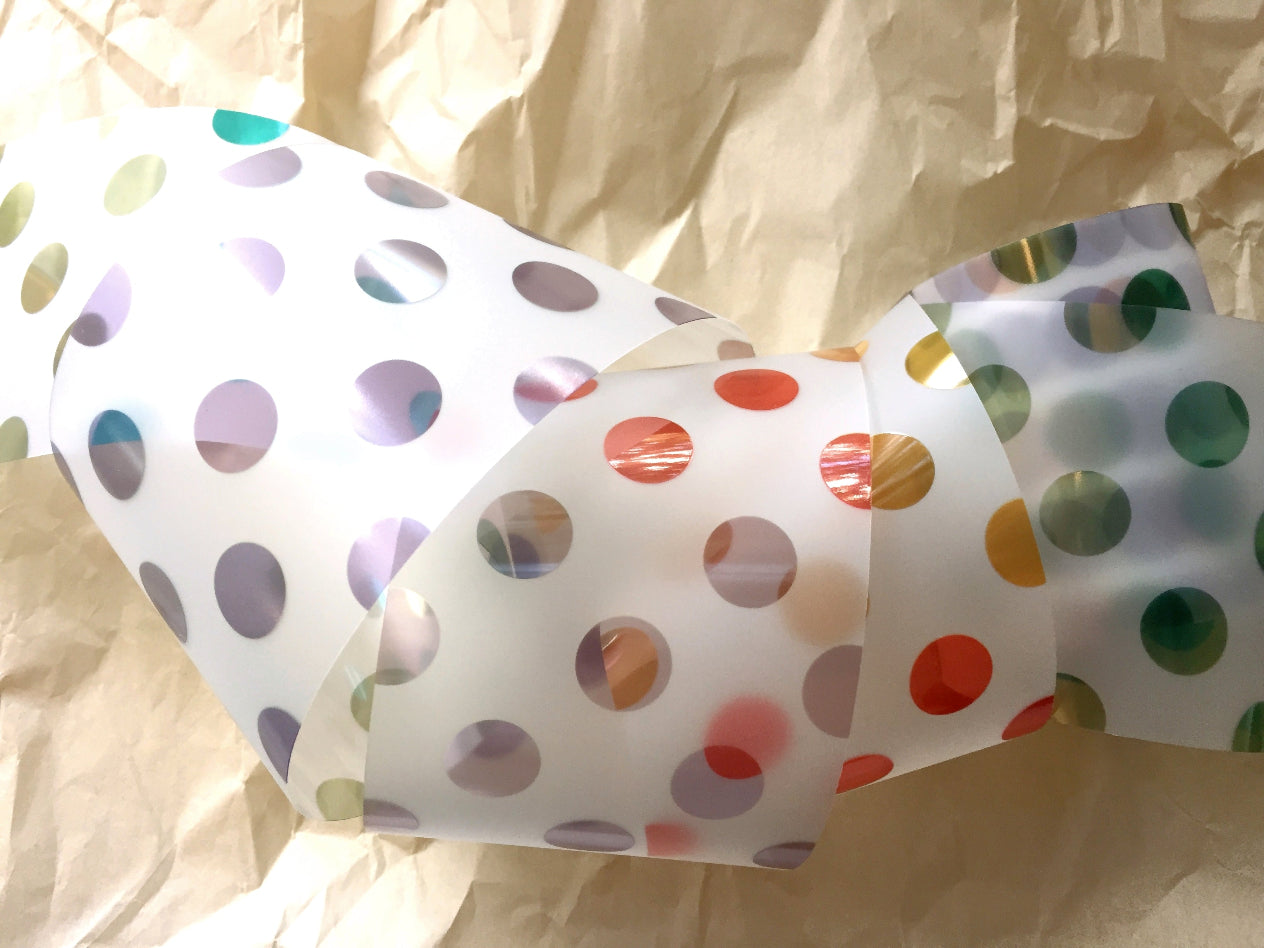 LihaoPaper - Multi-Colored Polka Dots PET tape SAMPLES