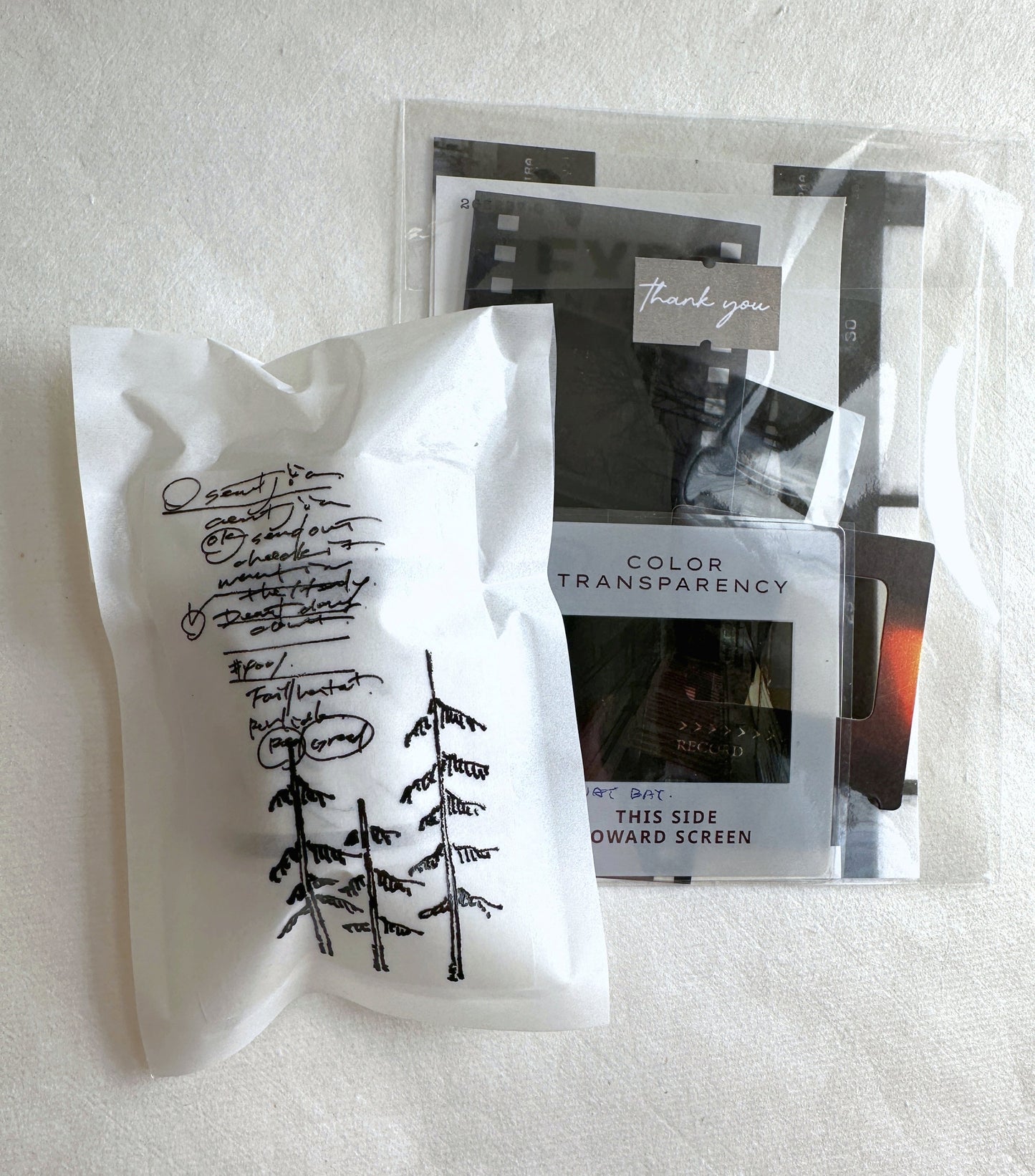 LihaoPaper - Forest Memo nonadhesive tracing paper SAMPLES