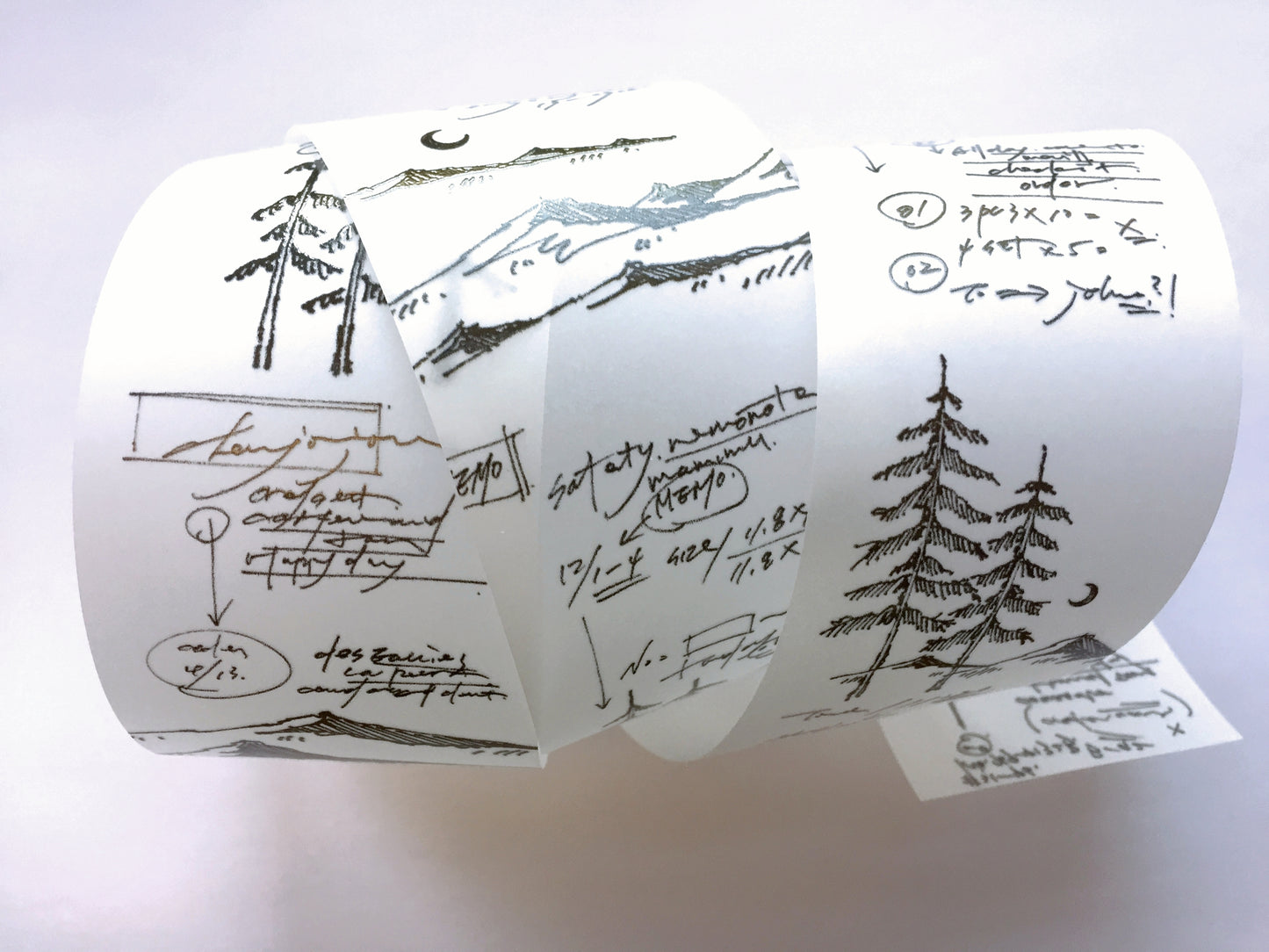 LihaoPaper - Forest Memo nonadhesive tracing paper SAMPLES