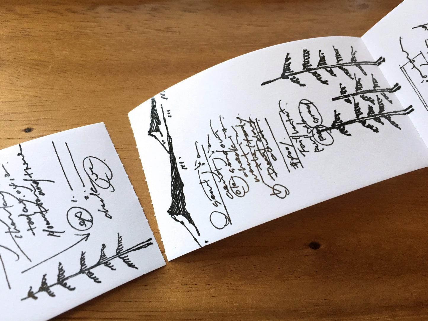 LihaoPaper - Forest Memo perforated paper tape SAMPLES
