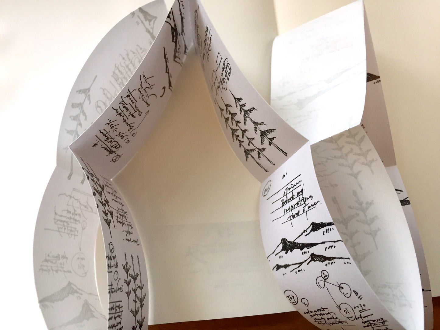 LihaoPaper - Forest Memo perforated paper tape SAMPLES